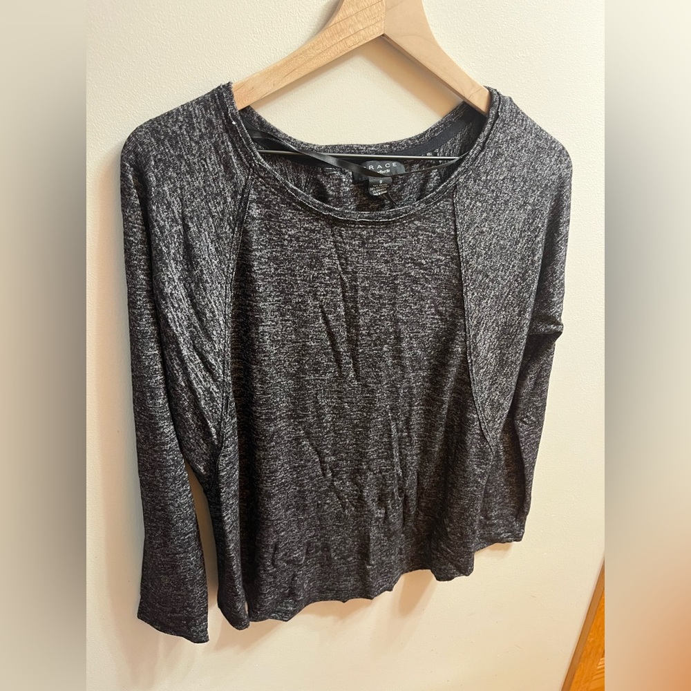 Long sleeve dark grey shirt